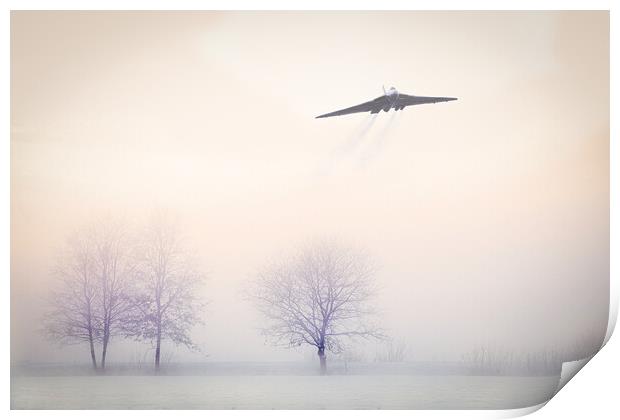 Vulcan Winter Return Print by J Biggadike
