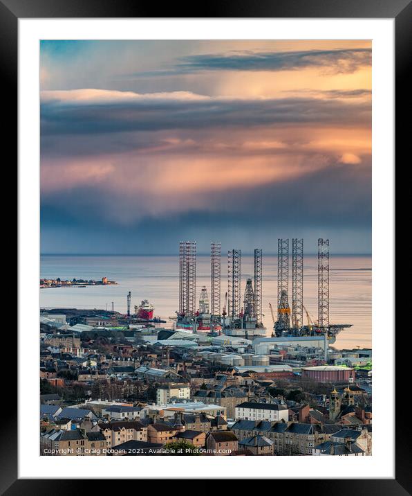 Dundee Docks Framed Mounted Print by Craig Doogan