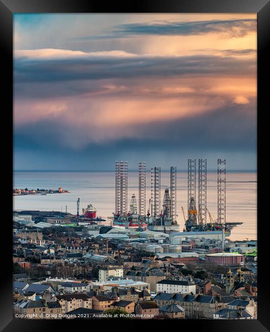 Dundee Docks Framed Print by Craig Doogan