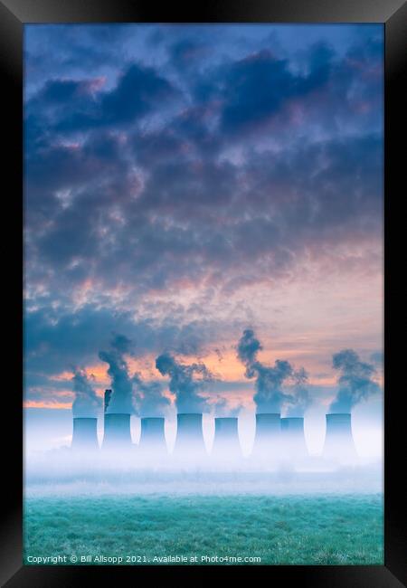 Steam rising. Framed Print by Bill Allsopp