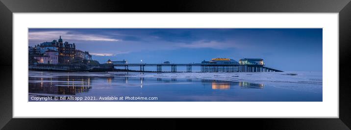 Town and Pier. Framed Mounted Print by Bill Allsopp