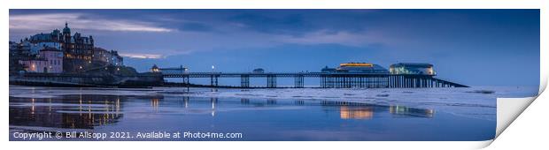 Town and Pier. Print by Bill Allsopp