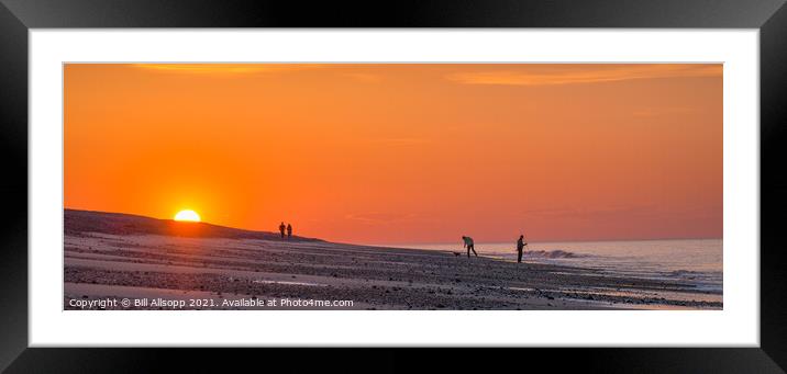A perfect evening. Framed Mounted Print by Bill Allsopp
