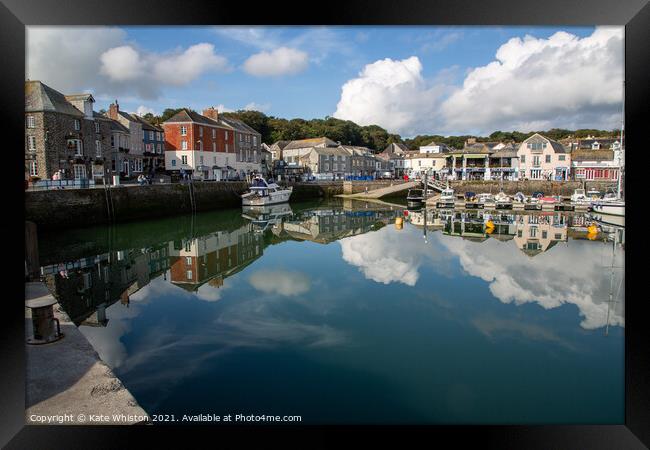 September Clouds Over Padstow Framed Print by Kate Whiston