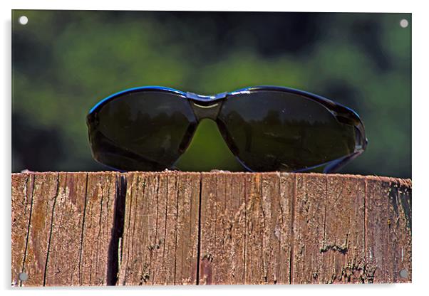 Sunglasses Acrylic by Doug McRae