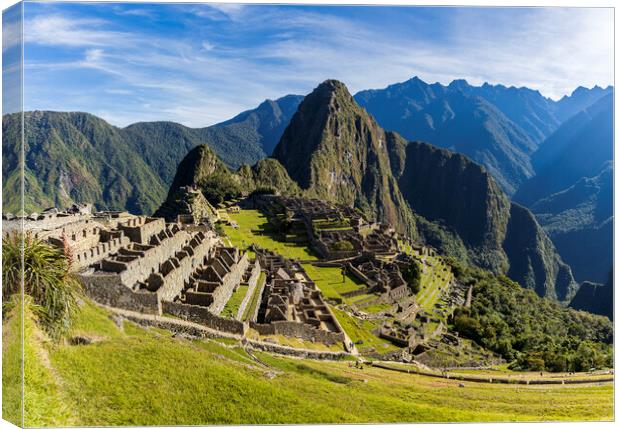 Machu Picchu Peru  Canvas Print by Phil Crean