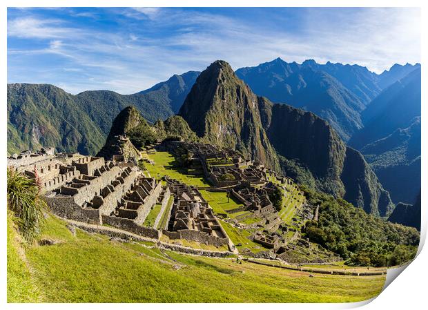 Machu Picchu Peru  Print by Phil Crean