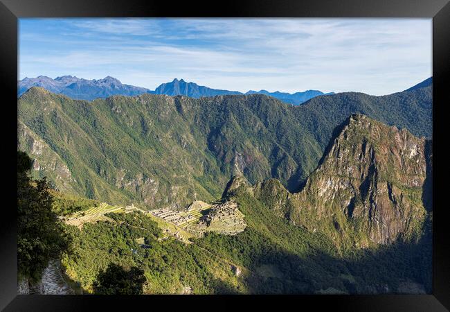 Machu Picchu Peru  Framed Print by Phil Crean