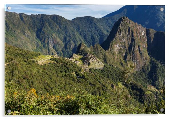 Machu Picchu Peru  Acrylic by Phil Crean