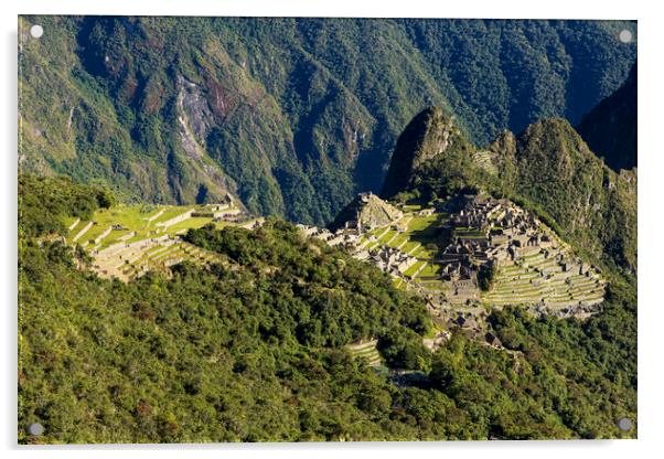 Machu Picchu Peru  Acrylic by Phil Crean