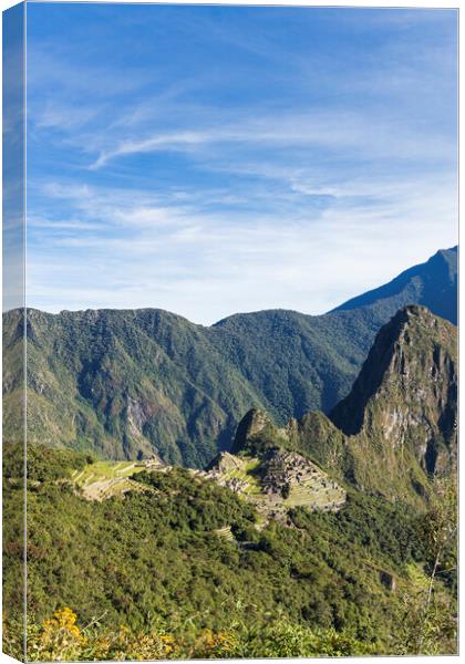 Machu Picchu Peru Canvas Print by Phil Crean