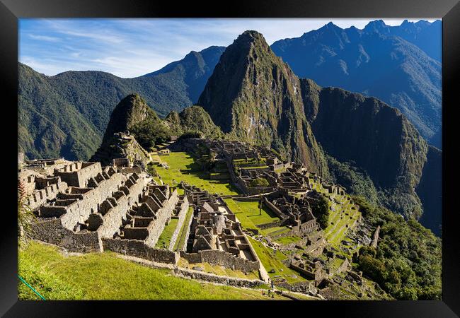 Machu Picchu Peru   Framed Print by Phil Crean