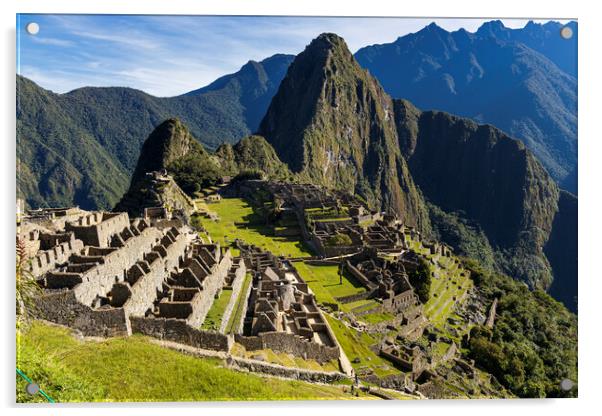 Machu Picchu Peru   Acrylic by Phil Crean