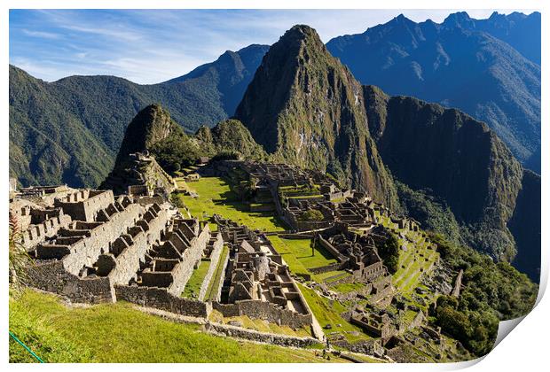 Machu Picchu Peru   Print by Phil Crean