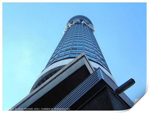 The BT Tower London Print by Kevin Plunkett