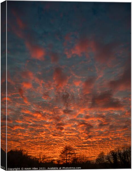 Sky cloud Canvas Print by Kevin Allen