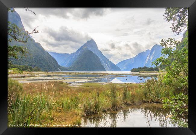 Milford Sound, Southland Framed Print by Kevin Hellon