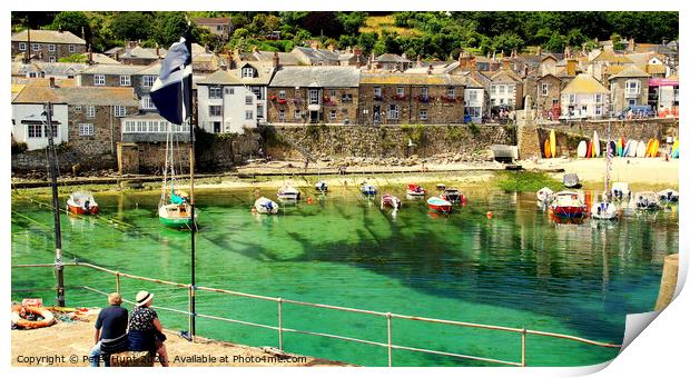  Mousehole Cornwall Print by Peter F Hunt