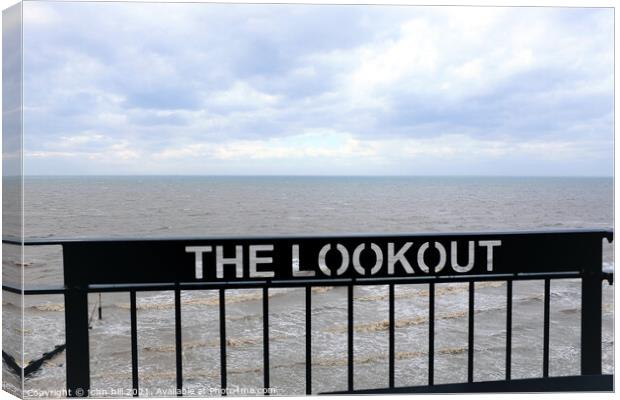 Lookout at Hunstanton, Norfolk. Canvas Print by john hill