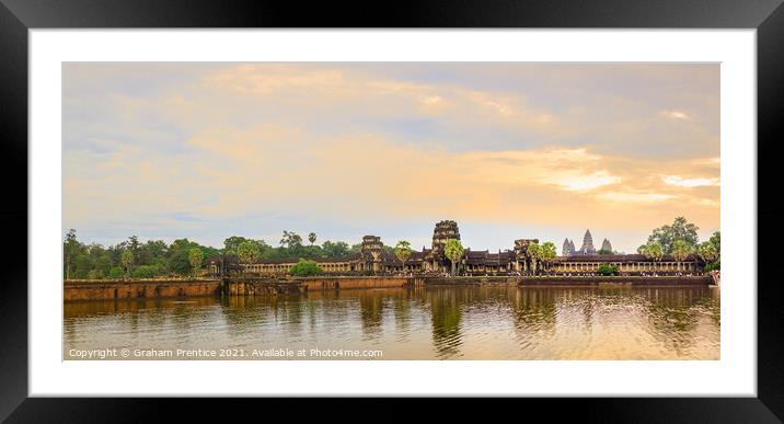 Angkor Wat Framed Mounted Print by Graham Prentice