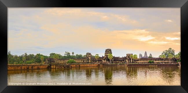 Angkor Wat Framed Print by Graham Prentice
