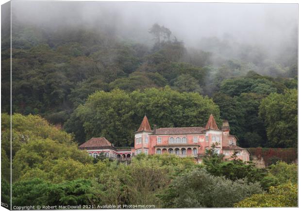 Sintra in the mist Canvas Print by Robert MacDowall