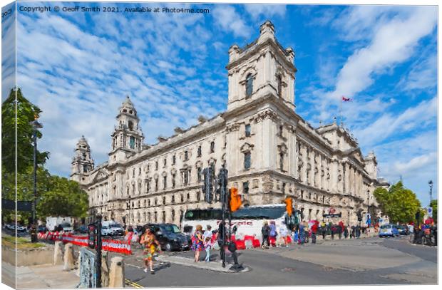 Revenue and Customs Building in London Canvas Print by Geoff Smith