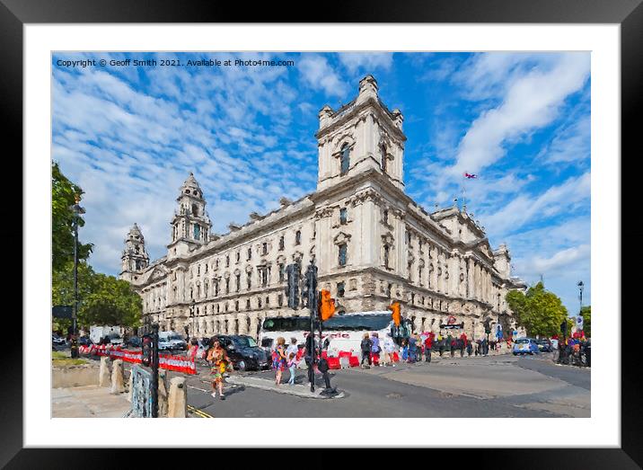 Revenue and Customs Building in London Framed Mounted Print by Geoff Smith