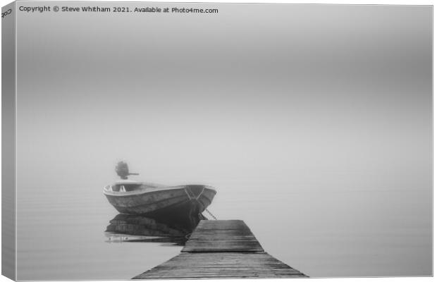 Going down to the lake. Canvas Print by Steve Whitham