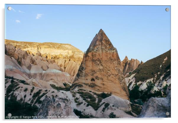 Cappadocia Rose valley Acrylic by Sanga Park