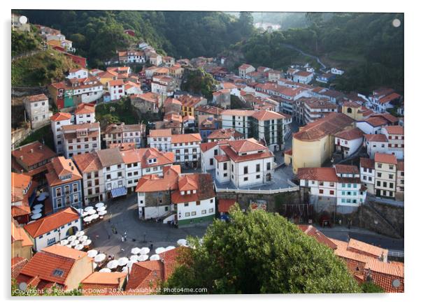 Cudillero, Northern Spain Acrylic by Robert MacDowall