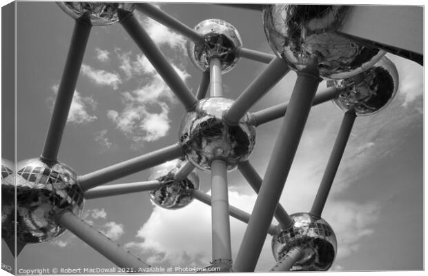 The Atomium, Brussels Canvas Print by Robert MacDowall