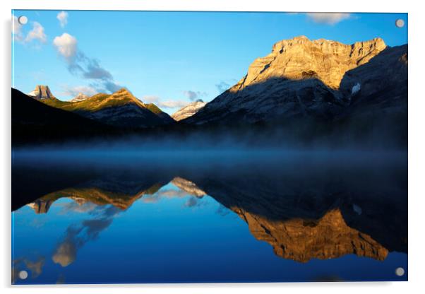 Wedge Pond, Kananaskis Country, Alberta, Canada Acrylic by Geraint Tellem ARPS