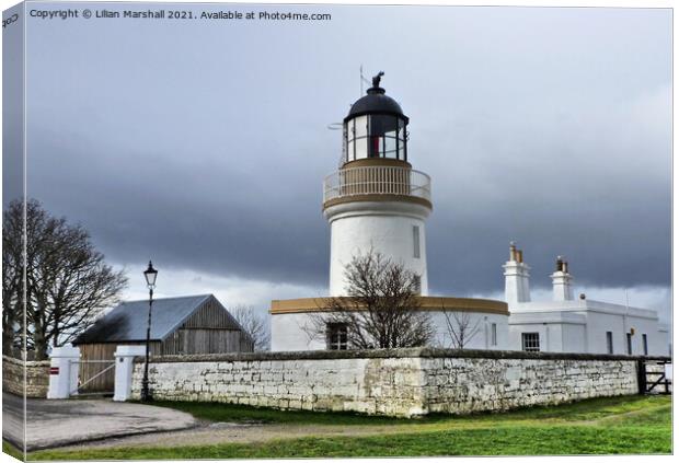 Aberdeen  Light House Field Station.  Canvas Print by Lilian Marshall