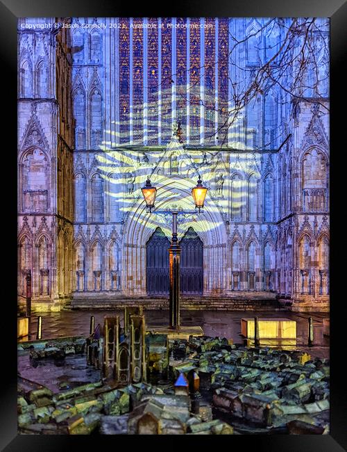 York Minster Light. Framed Print by Jason Connolly