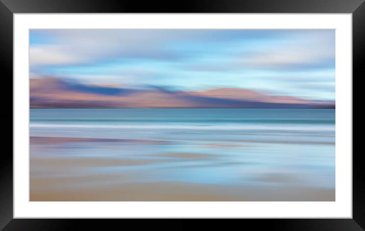 Luskentyre Beach ICM Framed Mounted Print by Phil Durkin DPAGB BPE4