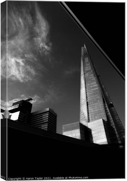 The Shard, London Canvas Print by Aaron Taylor