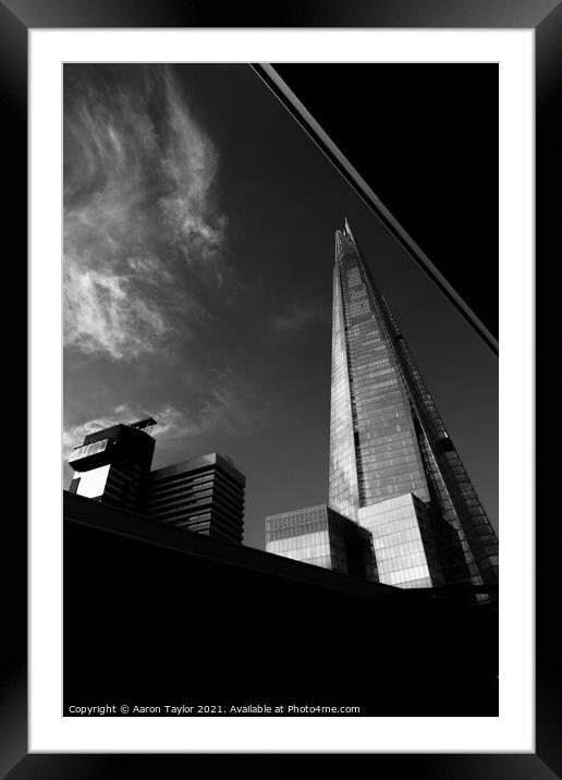 The Shard, London Framed Mounted Print by Aaron Taylor