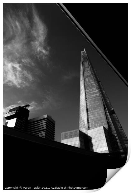 The Shard, London Print by Aaron Taylor