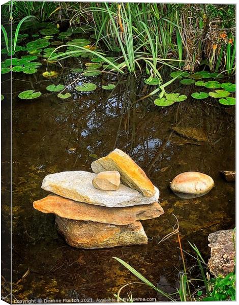 Serenity in Nature Canvas Print by Deanne Flouton