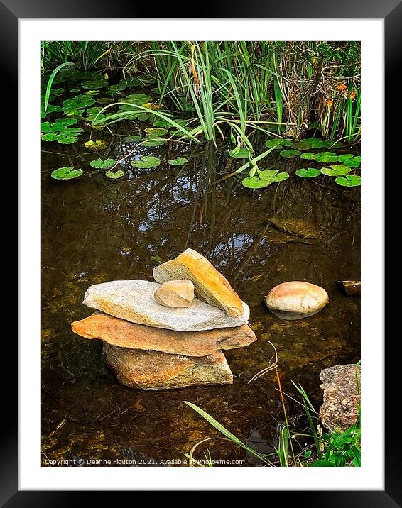 Serenity in Nature Framed Mounted Print by Deanne Flouton