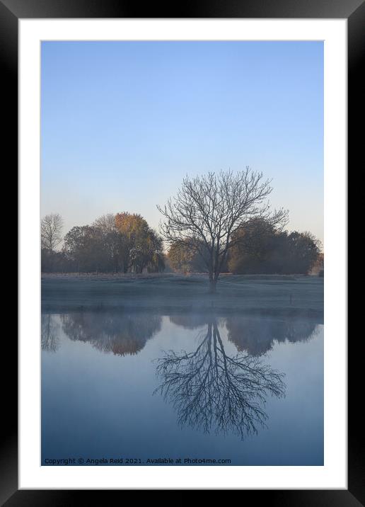 Misty Reflections Framed Mounted Print by Reidy's Photos