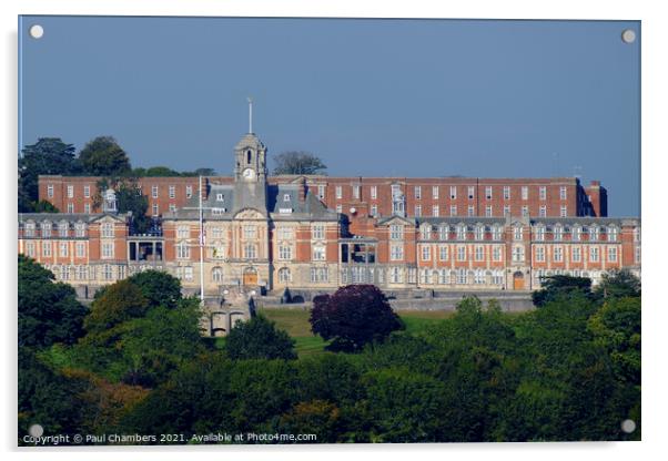 Britannia Royal Naval College Acrylic by Paul Chambers
