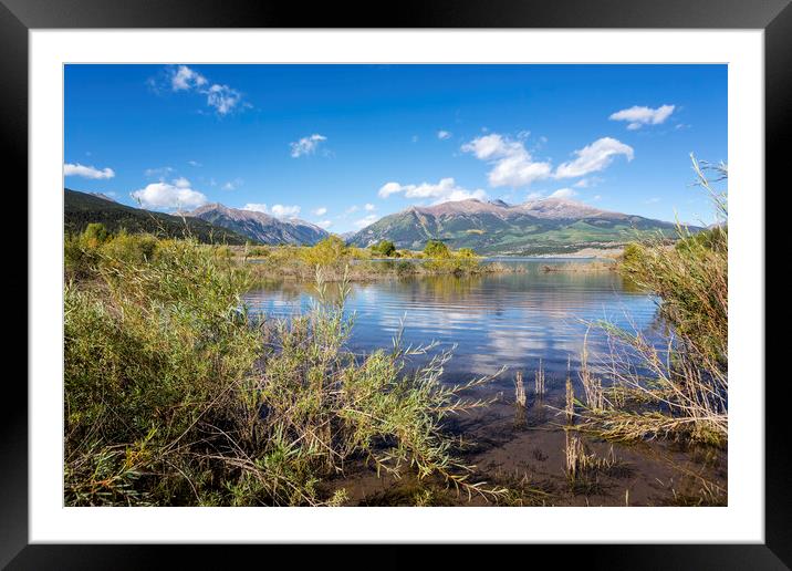 The Peace and Beauty of Twin Lakes Colorado, No. 1 Framed Mounted Print by Belinda Greb