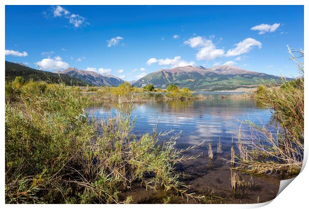 The Peace and Beauty of Twin Lakes Colorado, No. 1 Print by Belinda Greb