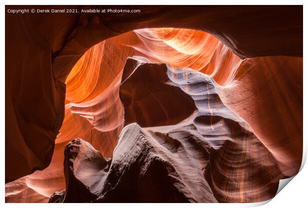 Surreal Beauty of Antelope Canyon Print by Derek Daniel