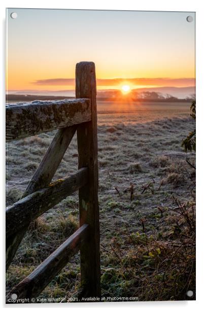 Gate To The Sun Acrylic by Kate Whiston