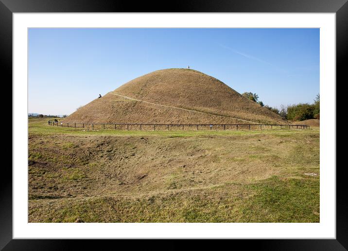 Krakus Mound in Krakow Framed Mounted Print by Artur Bogacki