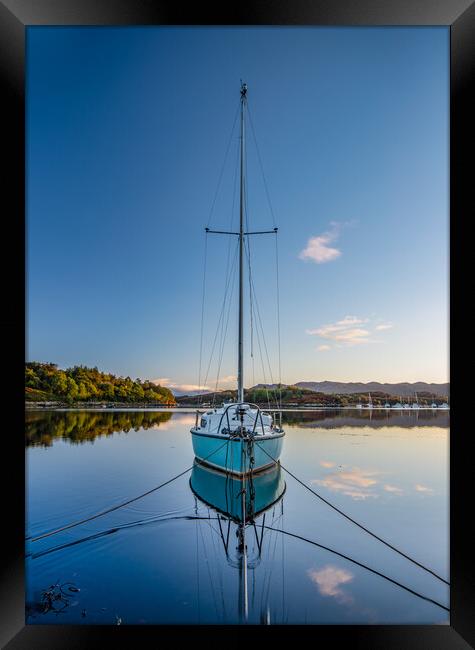 High Tide at Badachro Framed Print by James Catley