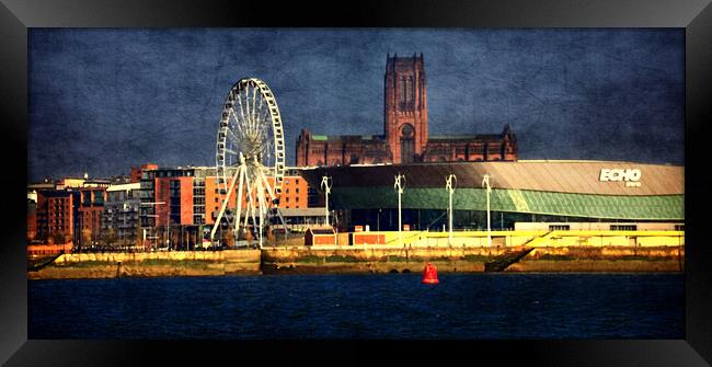  liverpool waterfront Framed Print by sue davies